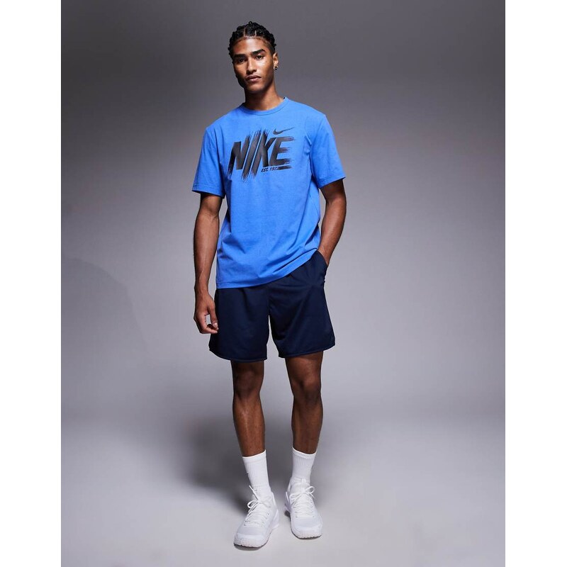 Nike Training Hyverse Dri-Fit t-shirt in blue