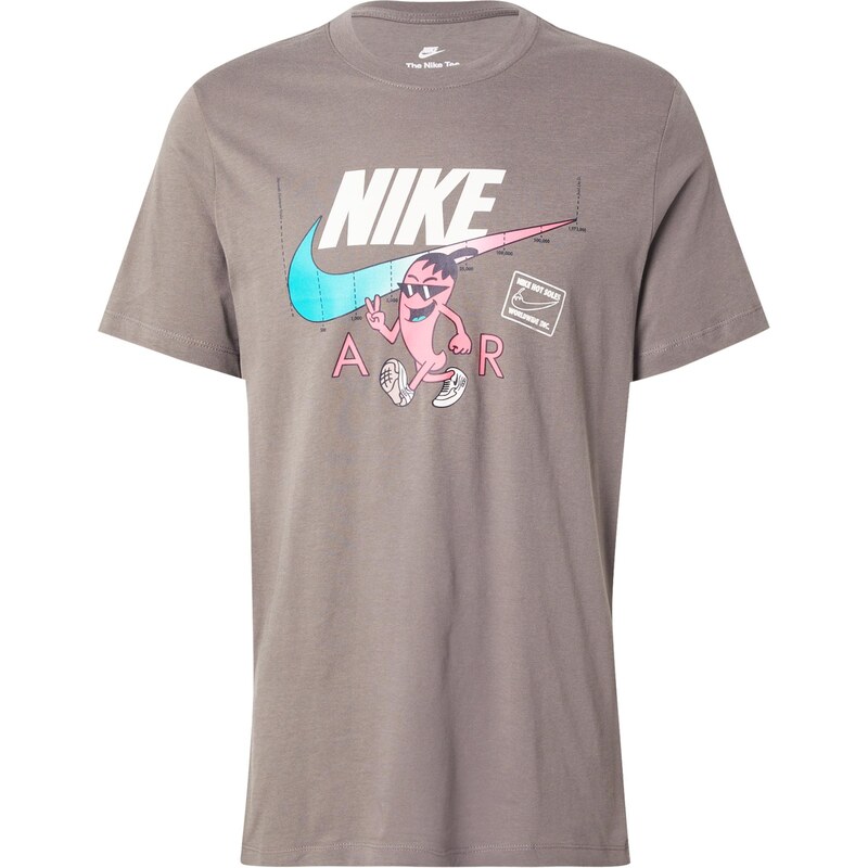 Nike Sportswear Póló kék / kő / rózsaszín / fehér