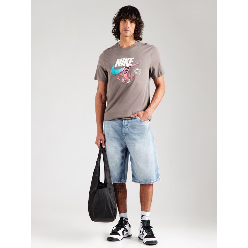 Nike Sportswear Póló kék / kő / rózsaszín / fehér