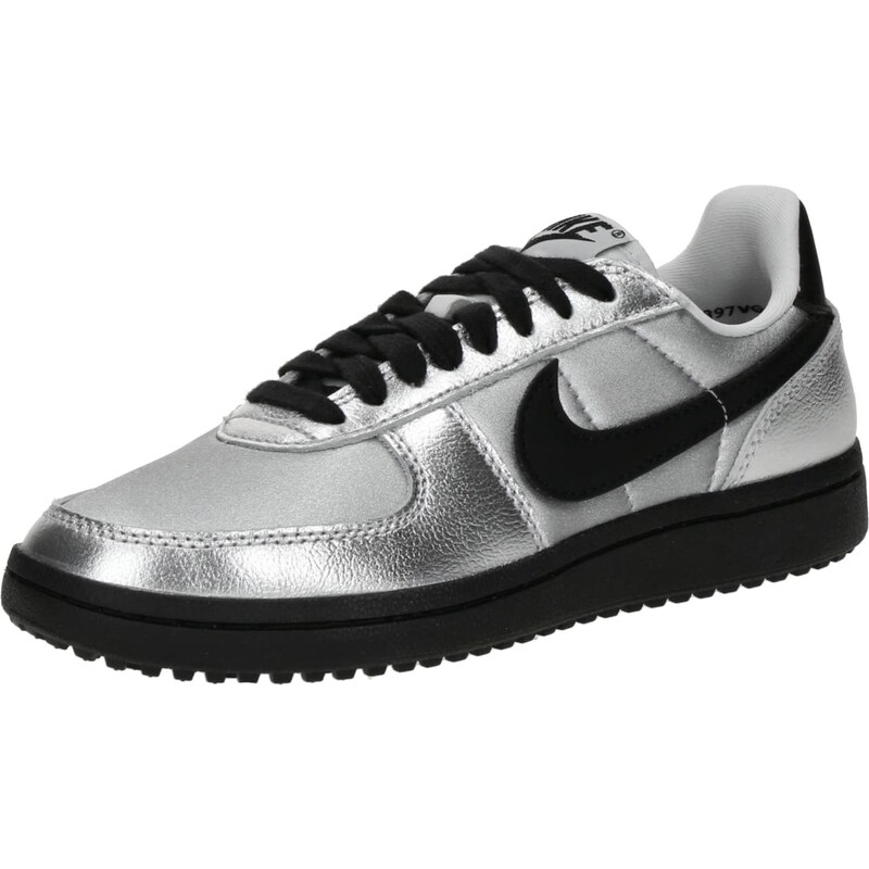 Nike Sportswear Rövid szárú sportcipők 'Field General' ezüstszürke / fekete / ezüst