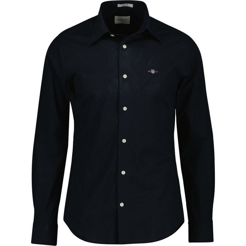 ING GANT SLIM STRETCH POPLIN SHIRT BLACK