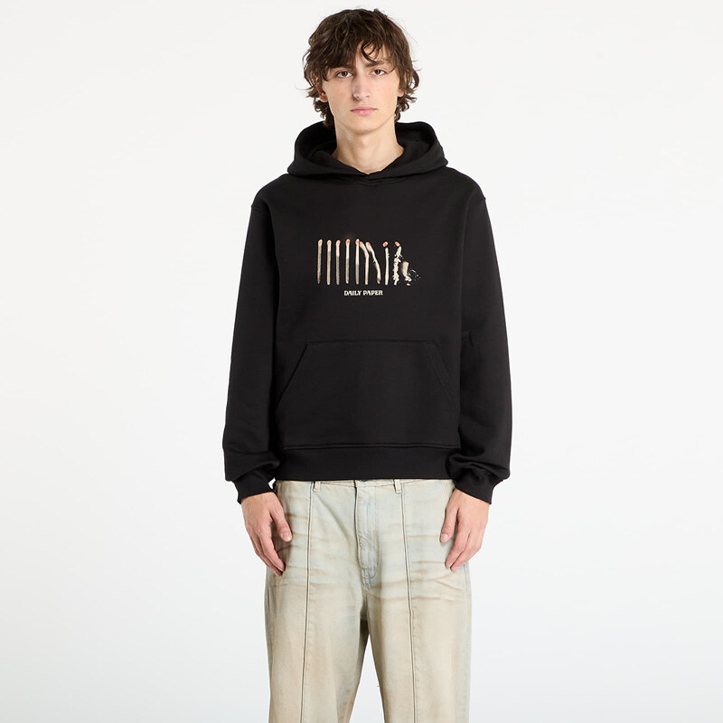 Sweatshirt Daily Paper Light Cycle Hoodie UNISEX Black XS 33171795