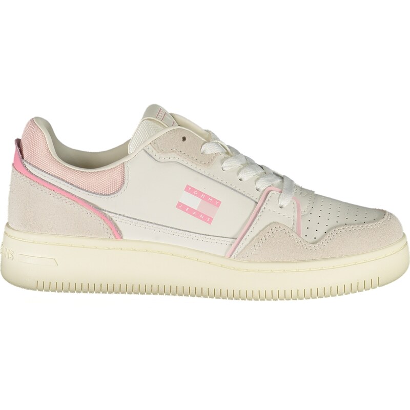 Tommy Hilfiger Női alacsony szárú tornacipők rózsaszín részletekkel
