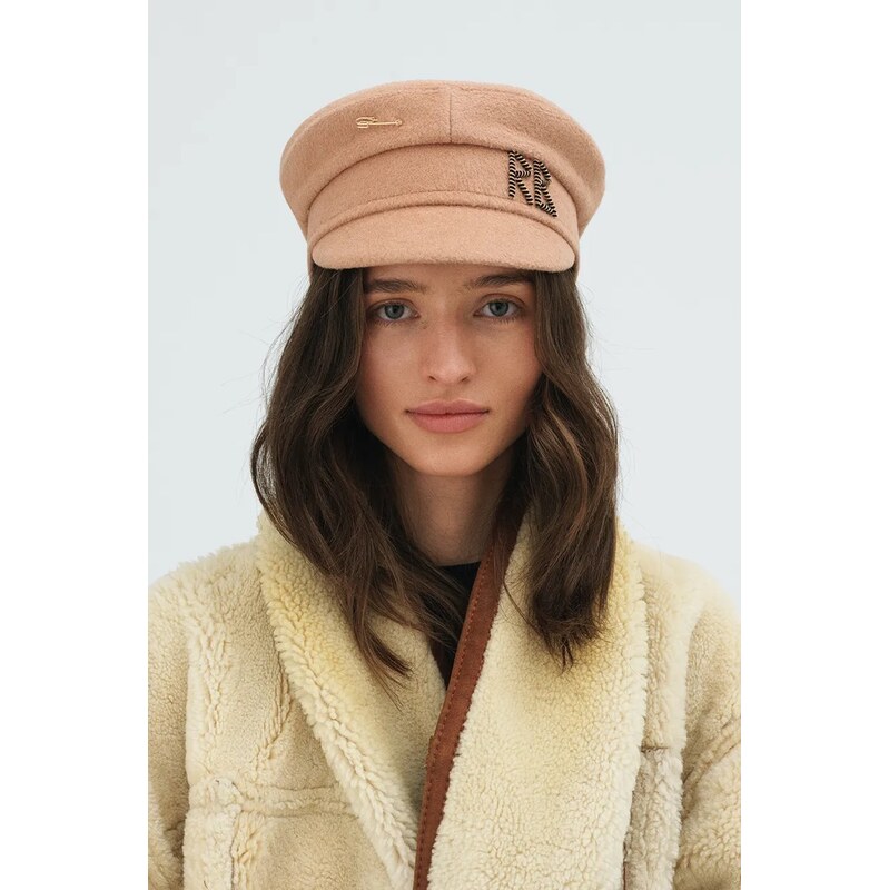 Ruslan Baginskiy pamut sapka bézs, KPC036-W-PNS