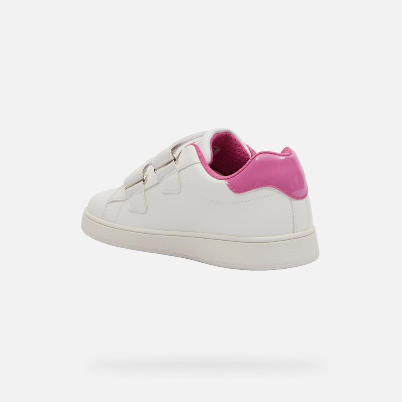 White Girls Geox Eclyper Sneakers - Girls