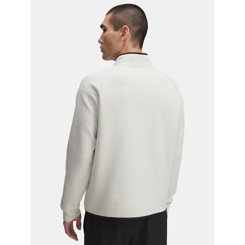 Under Armour UA Unstoppable Flc Half Zip-WHT Men's Sweatshirt - Men's