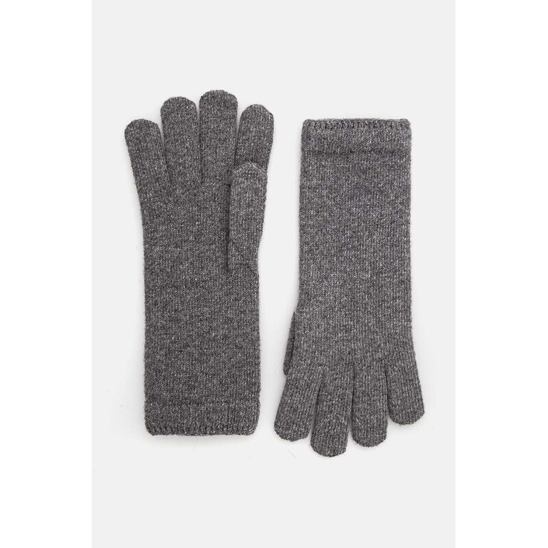 Tommy Hilfiger kesztyűk szürke, női, AW0AW16656