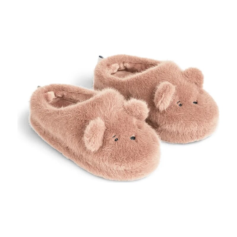 Liewood gyerek papucs Aviaja Bear Slippers rózsaszín, LW19587