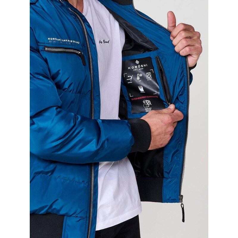 KOROSHI Téli dzseki kék / fekete
