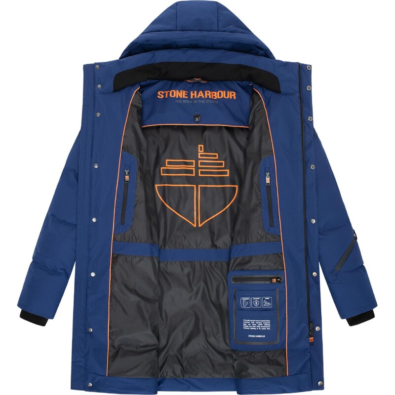 STONE HARBOUR Télikabátok 'Thadeek XX' tengerészkék