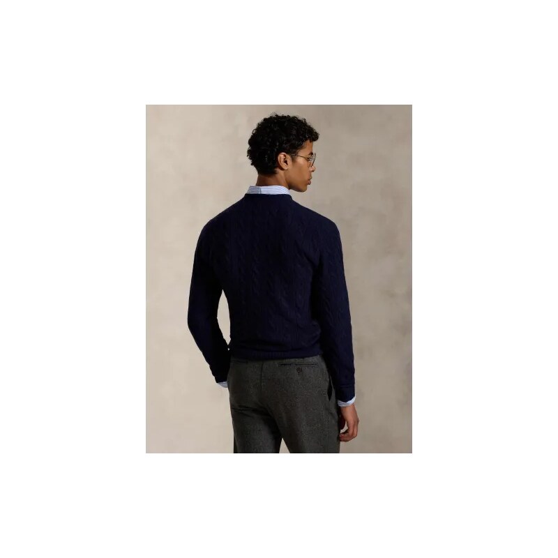 POLO RALPH LAUREN Gyapjú kötött pulóver | Slim Fit kasmír hozzáadásával