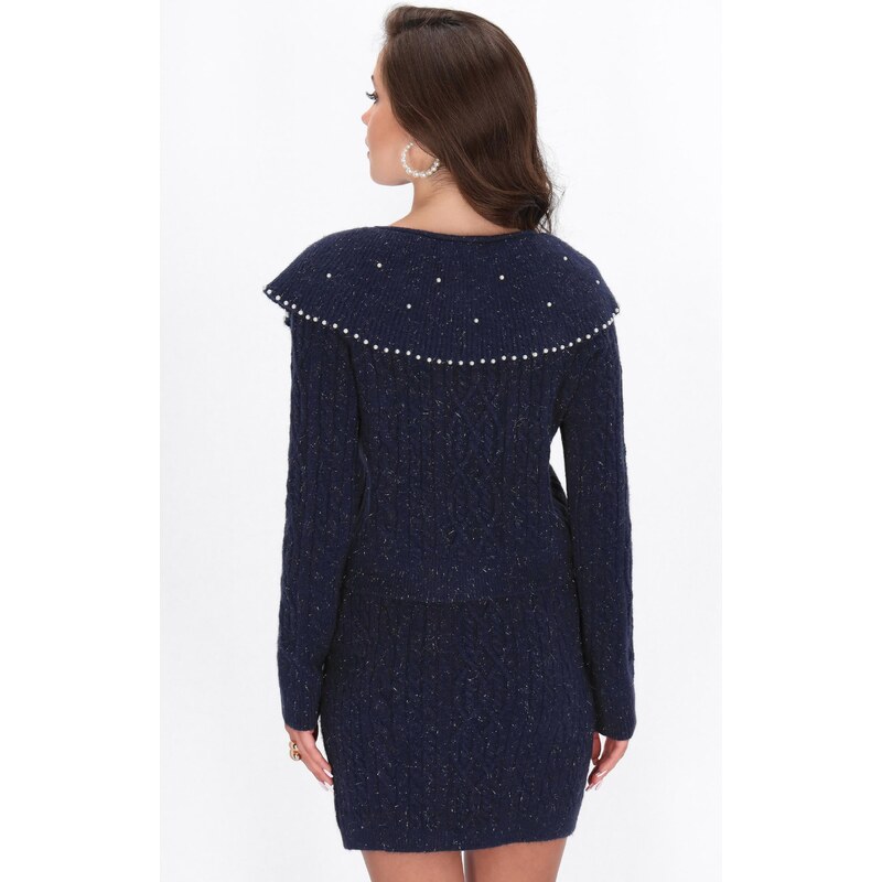 faina Kardigán tengerészkék