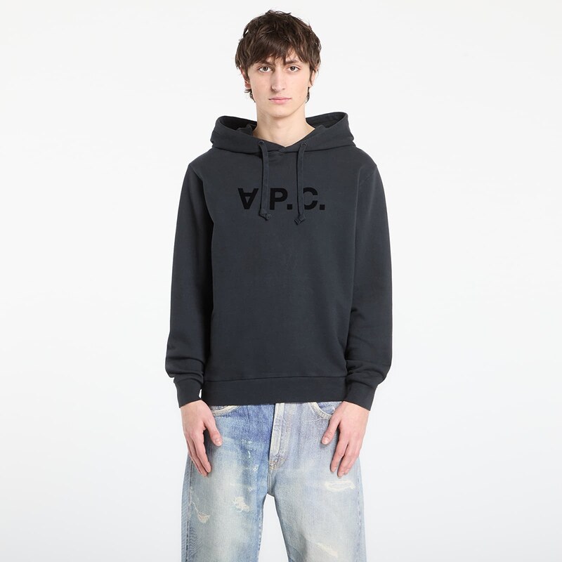 Sweatshirt A.P.C. Standard Hoodie With Large Vpc UNISEX Faded Indigo/ 35046144