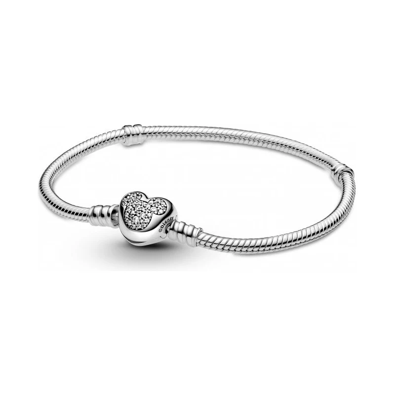 Pandora - Disney Pandora Moments Mickey Egér szívkapcsos kígyólánc ...