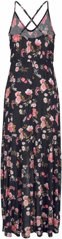 LASCANA Nyári ruhák rózsaszín / fekete