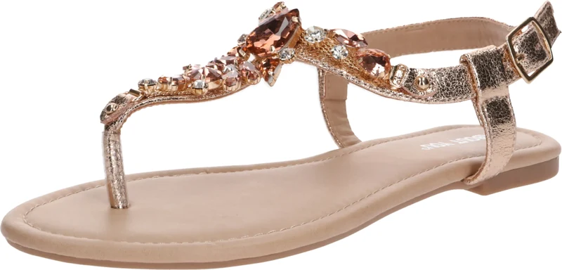 ABOUT YOU Ujjelválasztó-pántos szandál 'Zazou' rózsa