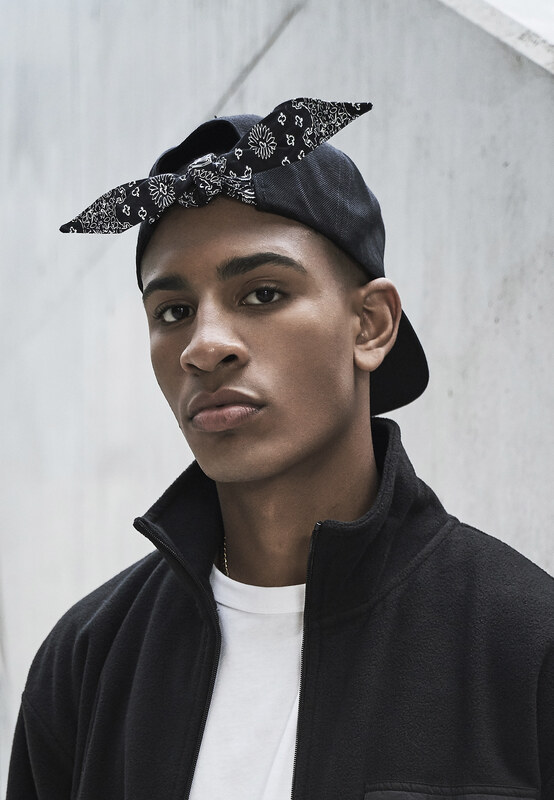 Flexfit Bandana Tie Snapback blk/blk