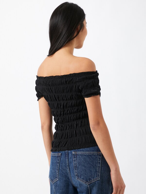 PIECES Blúz 'Djane' fekete