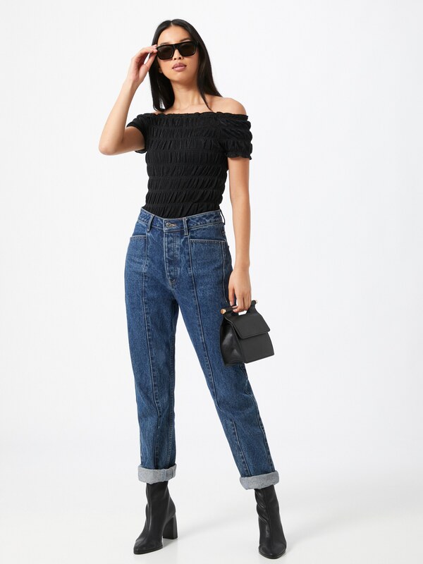 PIECES Blúz 'Djane' fekete