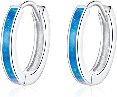 Ékszerkirály Ezüst fülbevaló, opál