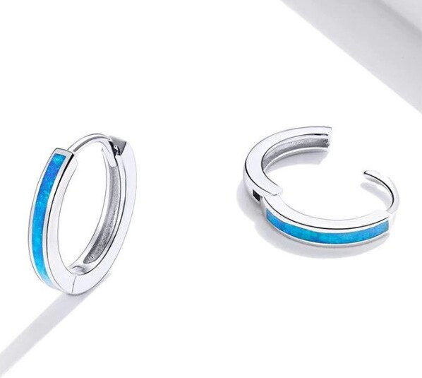 Ékszerkirály Ezüst fülbevaló, opál