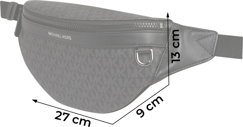 MICHAEL Michael Kors Övtáska szürke / fekete
