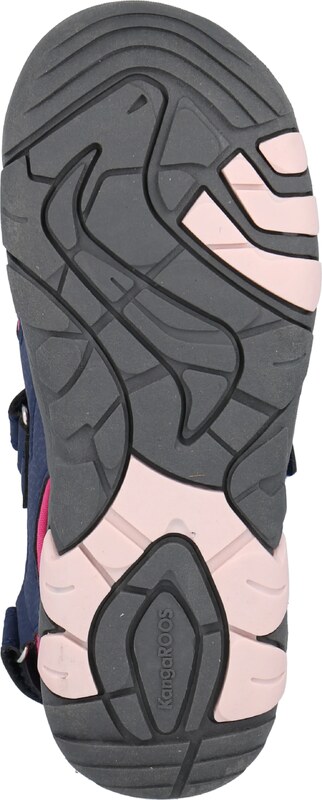 KangaROOS Nyitott cipők tengerészkék / rózsaszín