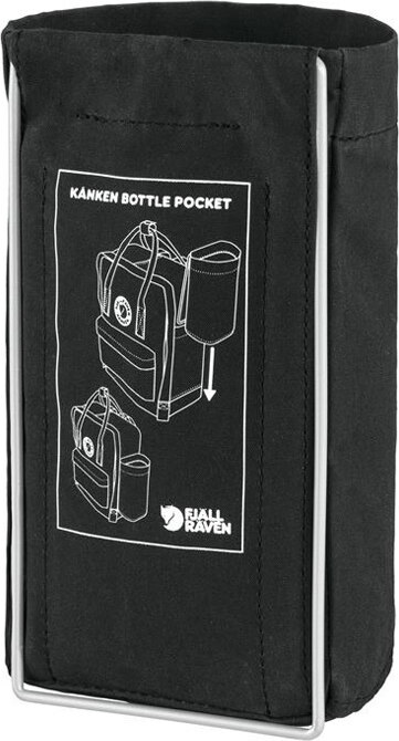 Fjällräven Kånken Bottle Pocket Unisex - Hátizsákok és táskák Fjällräven - Fekete - F23793-550-One-size