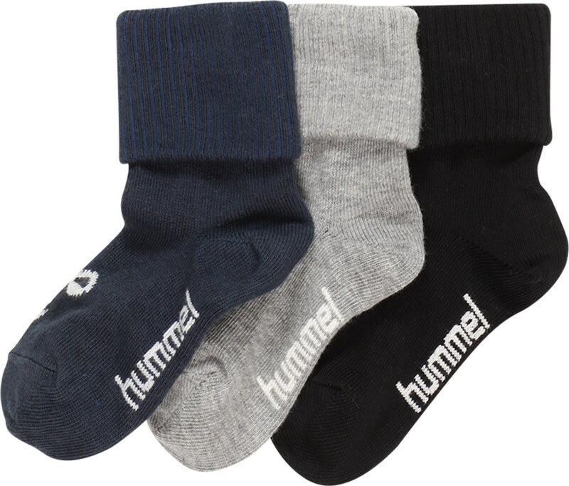 Hummel Zokni 'Sora' tengerészkék / szürke melír / fekete / fehér
