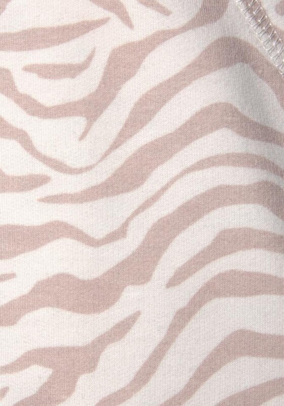 LASCANA Pizsama nadrágok rózsaszín / fehér