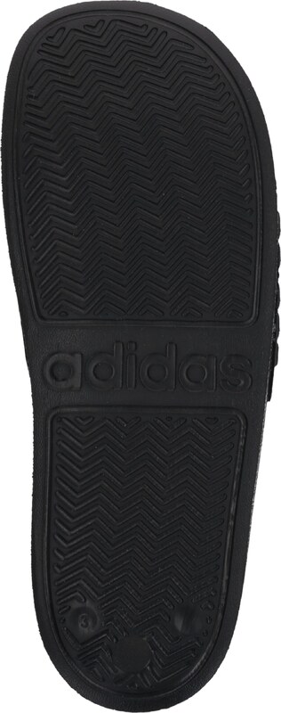 ADIDAS PERFORMANCE Strandcipő 'Adilette' fekete / fehér