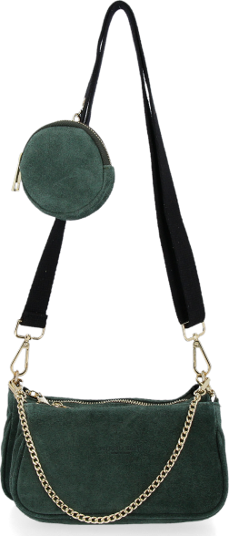 Bőr táska univerzális Vittoria Gotti palackzöld B40