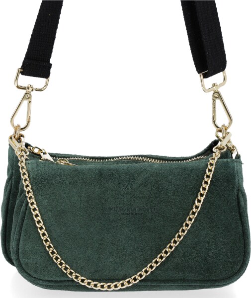 Bőr táska univerzális Vittoria Gotti palackzöld B40