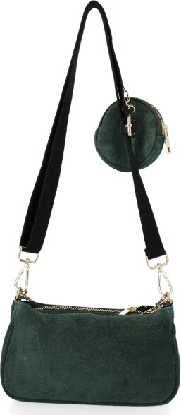 Bőr táska univerzális Vittoria Gotti palackzöld B40