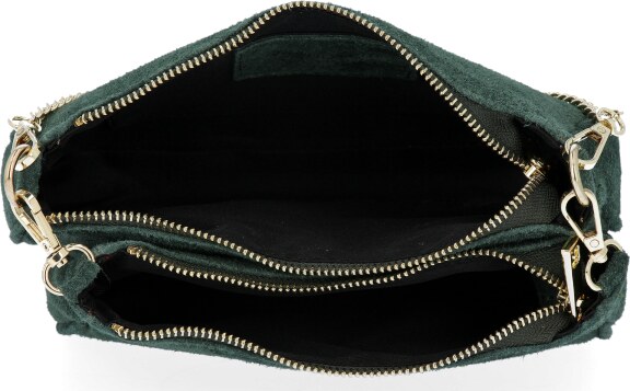 Bőr táska univerzális Vittoria Gotti palackzöld B40