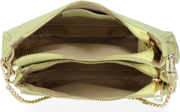 Bőr táska univerzális Vittoria Gotti lime B40