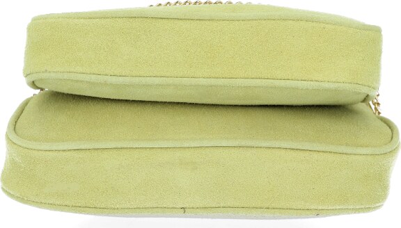 Bőr táska univerzális Vittoria Gotti lime B40