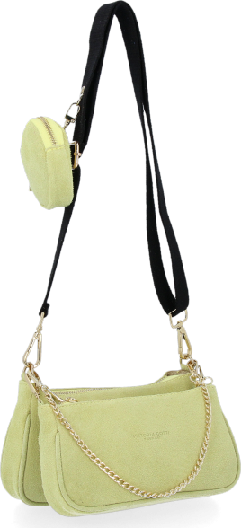 Bőr táska univerzális Vittoria Gotti lime B40