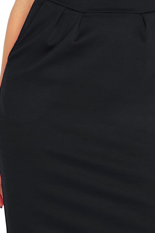 Numoco Fekete midi ruha