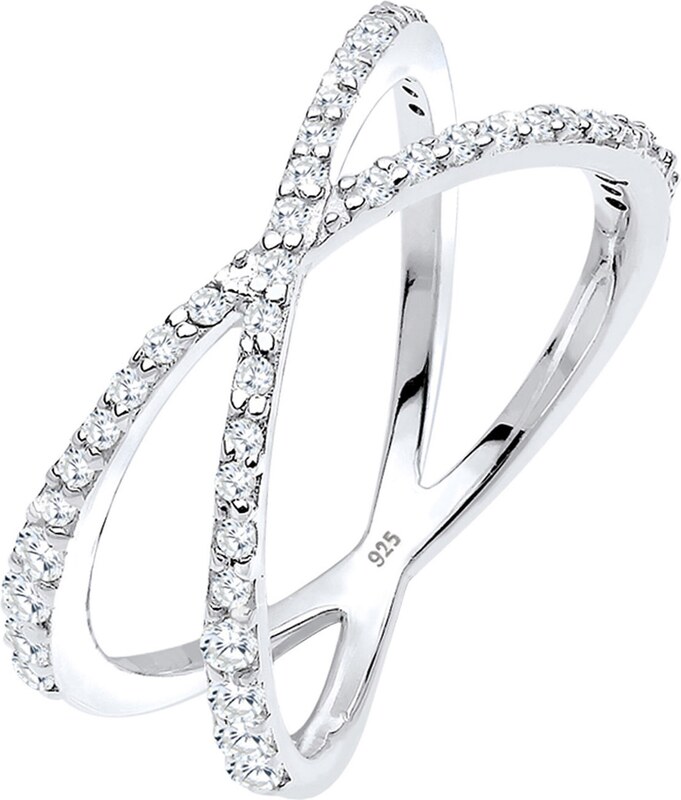 ELLI Gyűrűk ezüst / átlátszó