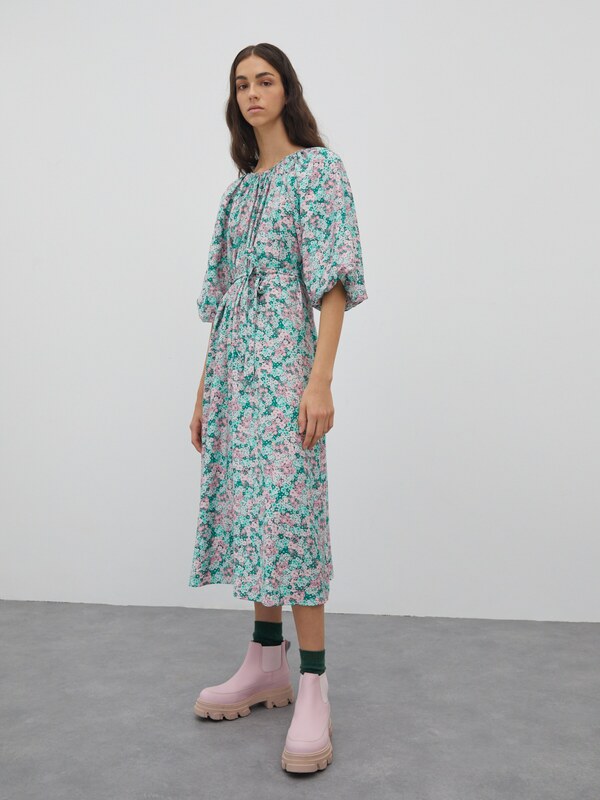 EDITED Ruha 'Fadia' zöld / jáde / világoslila / rózsaszín