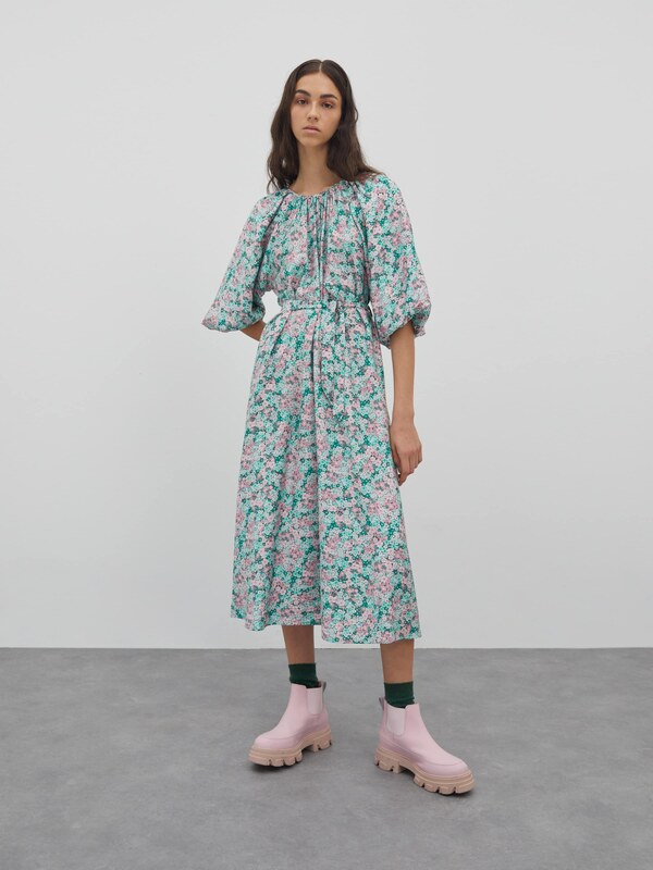 EDITED Ruha 'Fadia' zöld / jáde / világoslila / rózsaszín