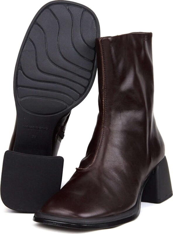 VAGABOND SHOEMAKERS Rövid szárú csizmák 'Ansie' barna / bordó