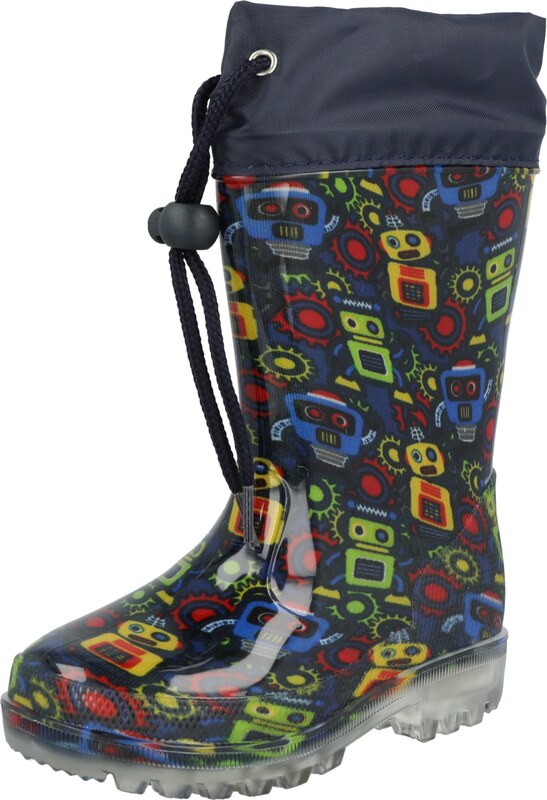 BECK Gumicsizmák sötétkék / sárga / zöld / piros