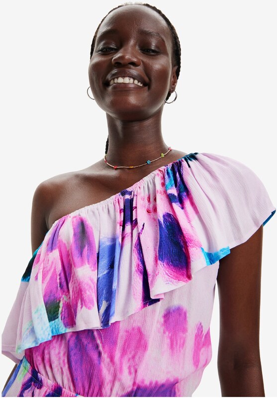 DESIGUAL SHORT DRESS WOMEN PINK