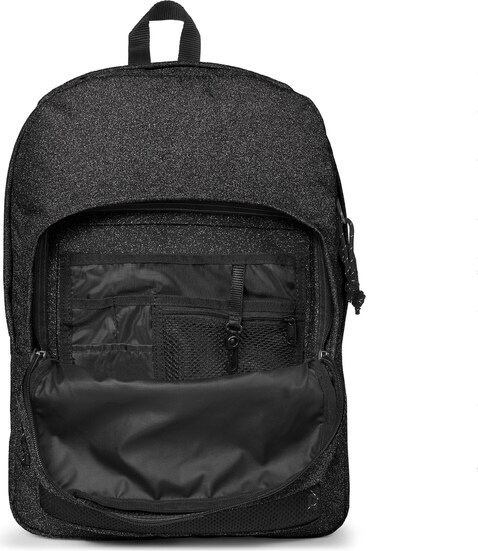 EASTPAK Hátizsák 'Pinnacle' szürke / piros / fekete / fehér