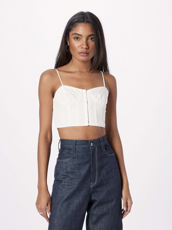 GLAMOROUS Top fehér