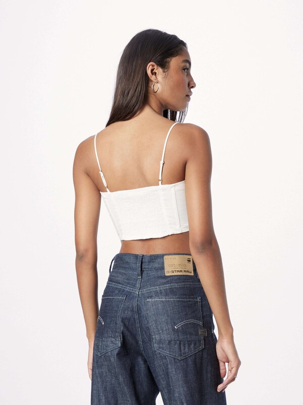 GLAMOROUS Top fehér