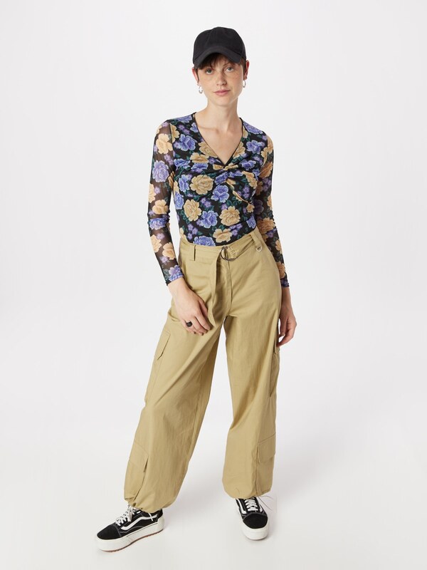 Dorothy Perkins Póló pasztellsárga / smaragd / lila / fekete