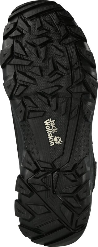 JACK WOLFSKIN Bakancsok 'Everquest' fekete / fehér